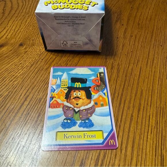 McDonald’s McNugget Buddies Kerwin Frost New In Box 2023 Chicken Nugs Happy Meal - Picture 12 of 12